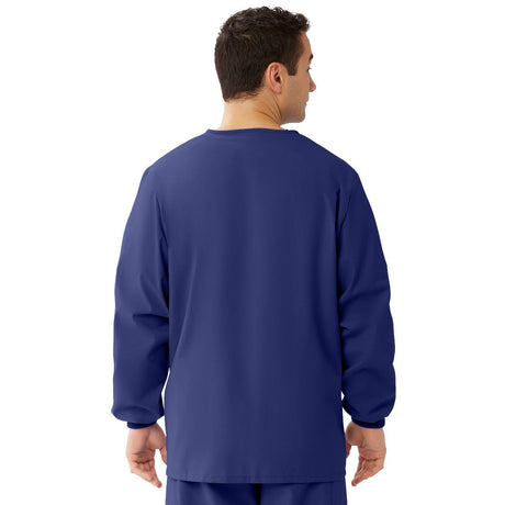 AngelStat Style 849 Unisex Scrub Jackets - Navy