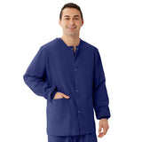 AngelStat Style 849 Unisex Scrub Jackets - Navy