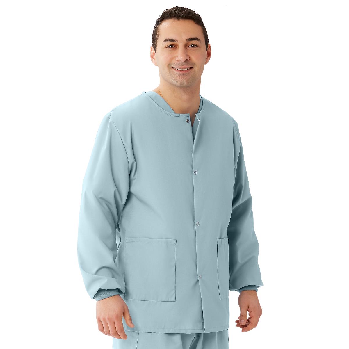 AngelStat Style 849 Unisex Scrub Jackets -Misty