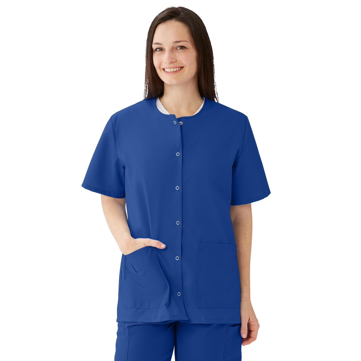AngelStat Women's Snap-Front Scrub Tops (Style 850)