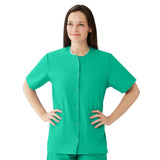 AngelStat Women's Snap-Front Scrub Tops (Style 850)
