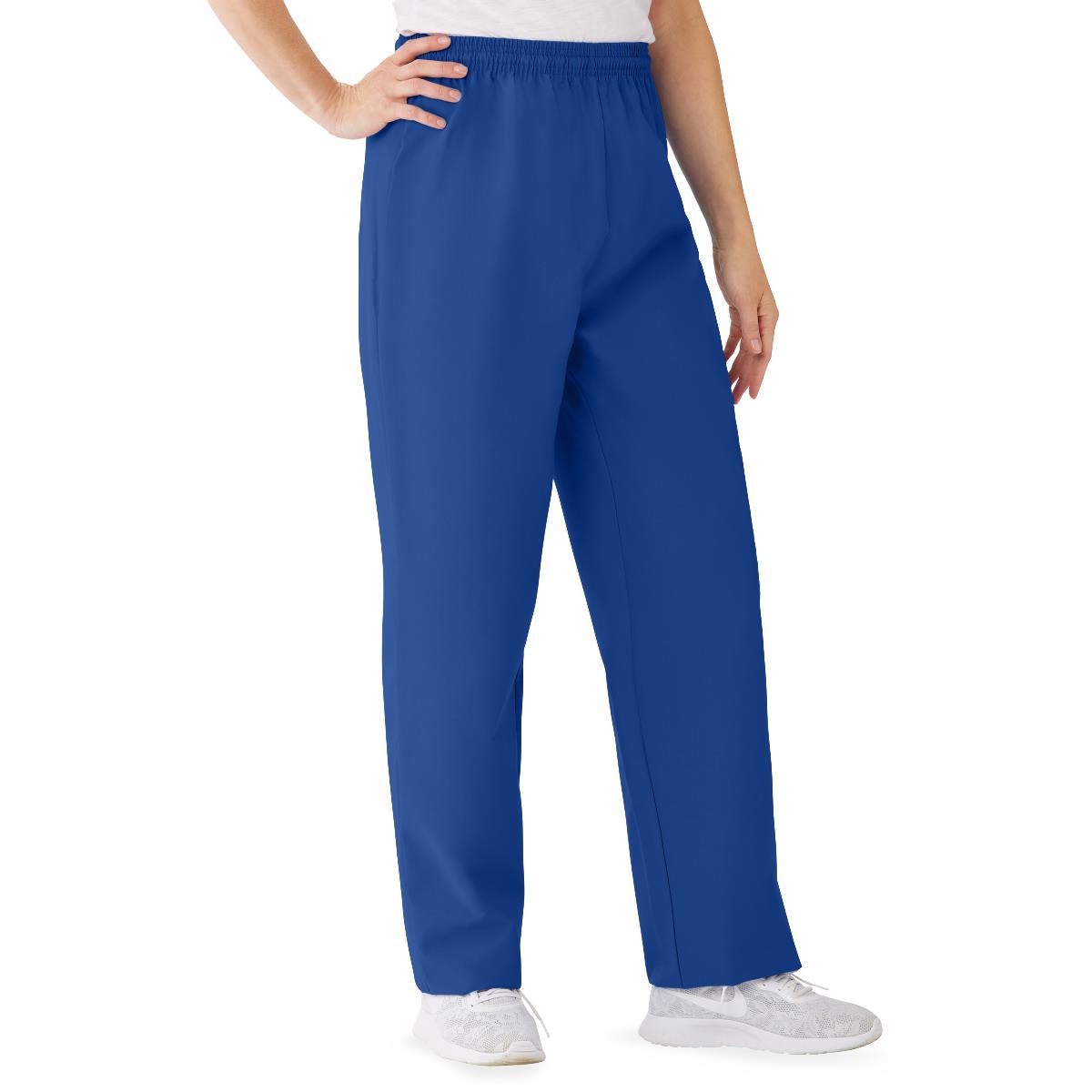 AngelStat Women's Elastic Waist Scrub Pants with Inside Drawcord (Style 854)