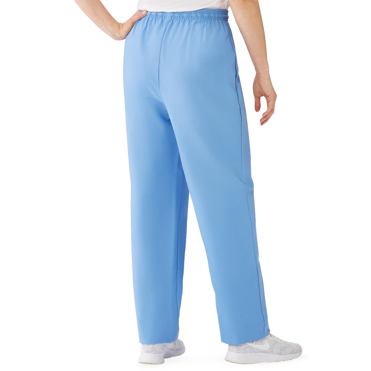 AngelStat Women's Elastic Waist Scrub Pants with Inside Drawcord (Style 854)