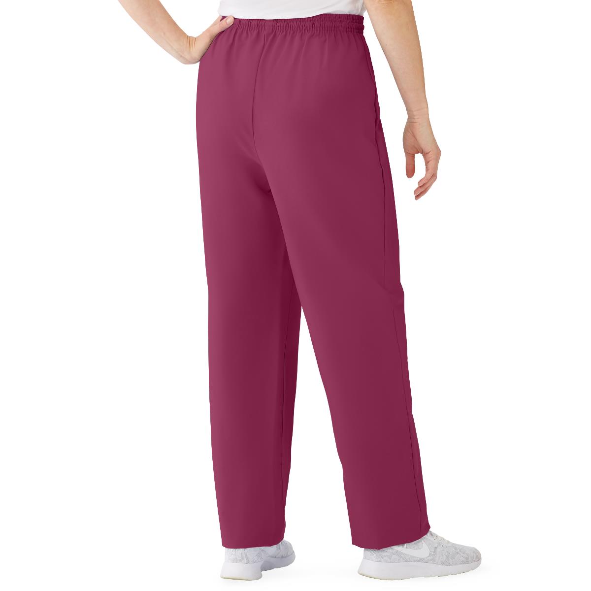 AngelStat Women's Elastic Waist Scrub Pants with Inside Drawcord (Style 854)