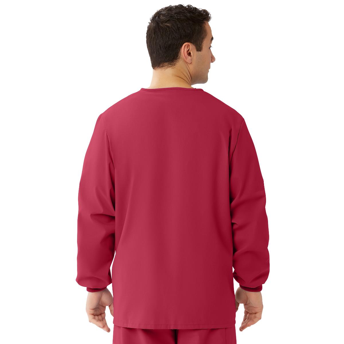 AngelStat Style 849 Unisex Snap-Front Warm-Up Scrub Jackets