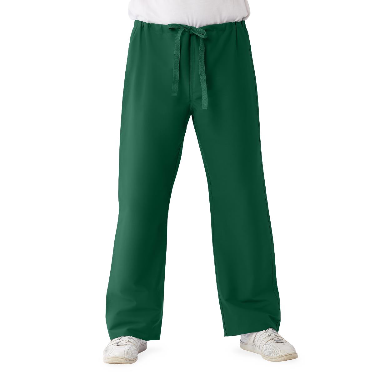 ComfortEase Unisex Reversible Scrub Pants - Green (Style 900)