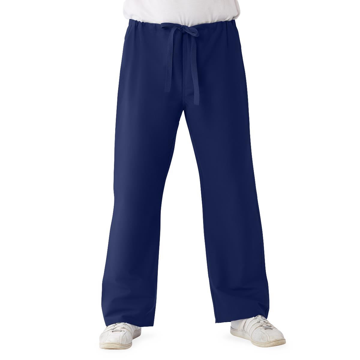 ComfortEase Unisex Reversible Scrub Pants - Blue (Style 900)
