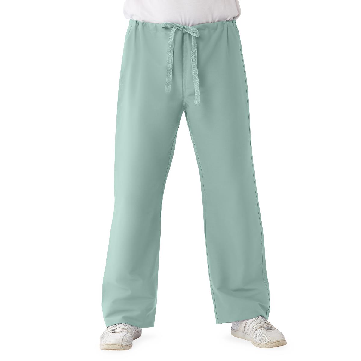 ComfortEase Unisex Reversible Scrub Pants - Green (Style 900)