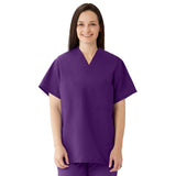 ComfortEase Unisex Reversible 1-Pocket Scrub Tops (Style 910)