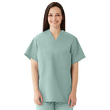 ComfortEase Unisex Reversible 1-Pocket Scrub Tops (Style 910)