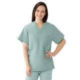 ComfortEase Unisex Reversible 1-Pocket Scrub Tops (Style 910)