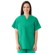 ComfortEase Unisex Reversible 1-Pocket Scrub Tops (Style 910)