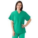ComfortEase Unisex Reversible 1-Pocket Scrub Tops (Style 910)