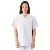 ComfortEase Unisex Reversible 1-Pocket Scrub Tops (Style 910)