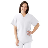 ComfortEase Unisex Reversible 1-Pocket Scrub Tops (Style 910)