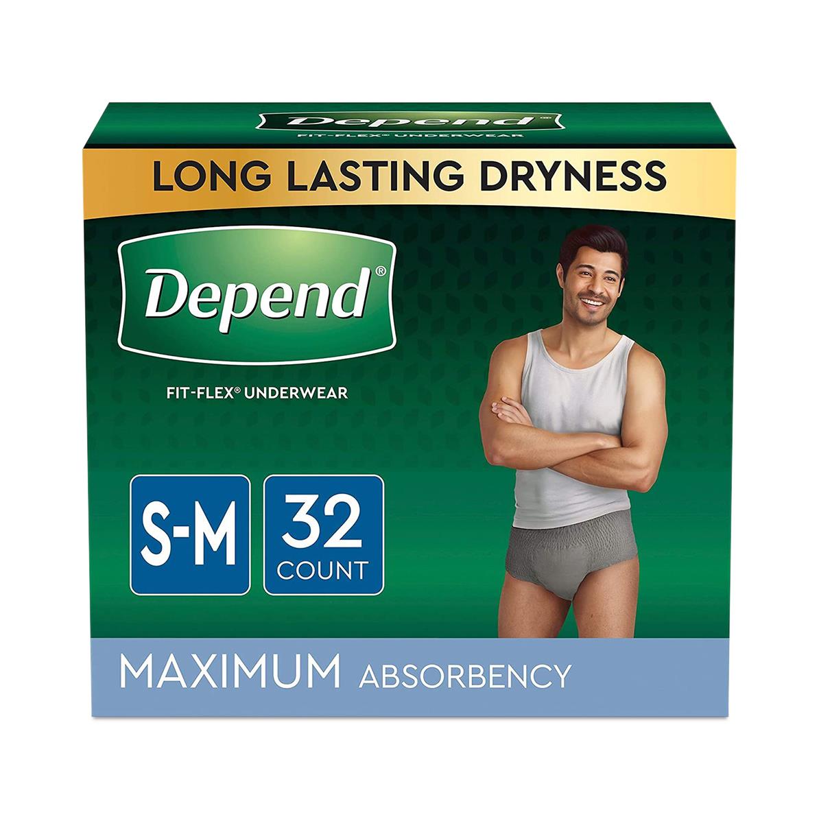 Depend Fresh Protection Incontinence Underwear for Men