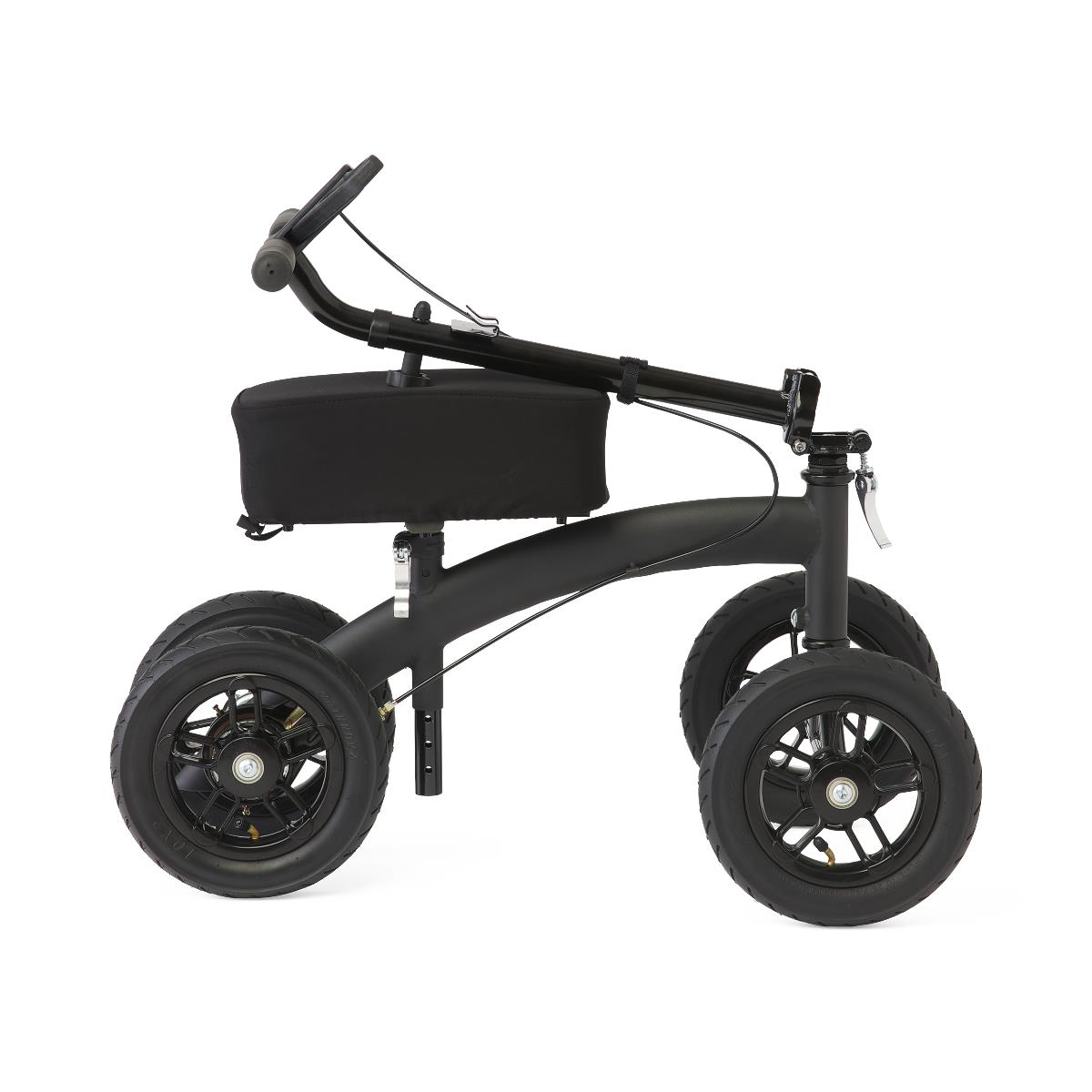 All-terrain Knee Walker Jr. with 8-inch wheels, side view.