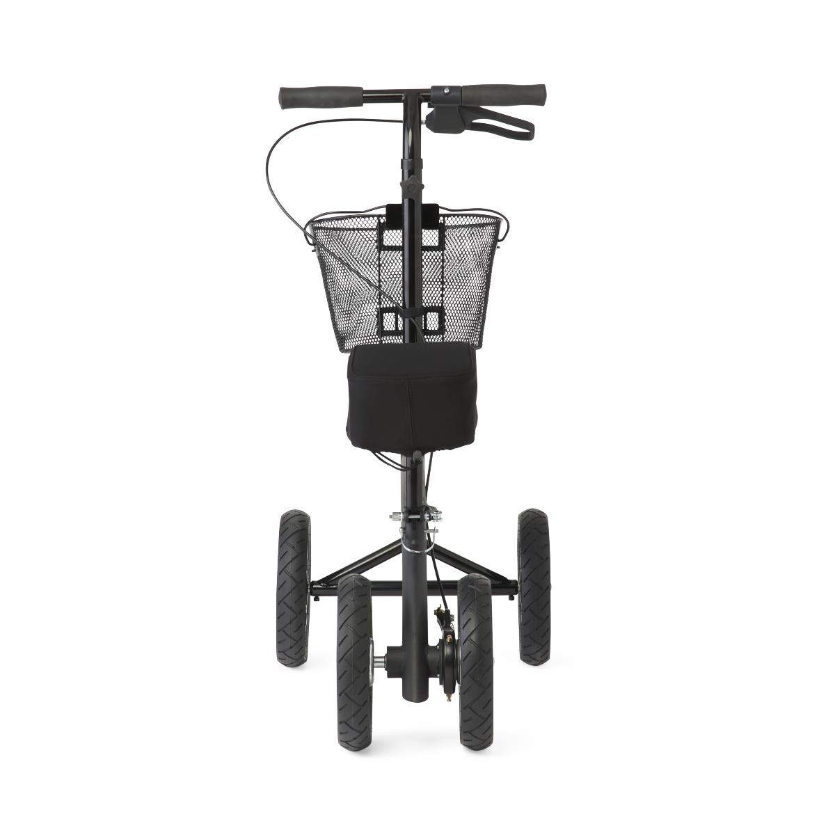 All-terrain Knee Walker Jr. with 8-inch wheels, showing knee pad.