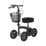 All-terrain Knee Walker Jr. with 8-inch wheels, folded for transport.