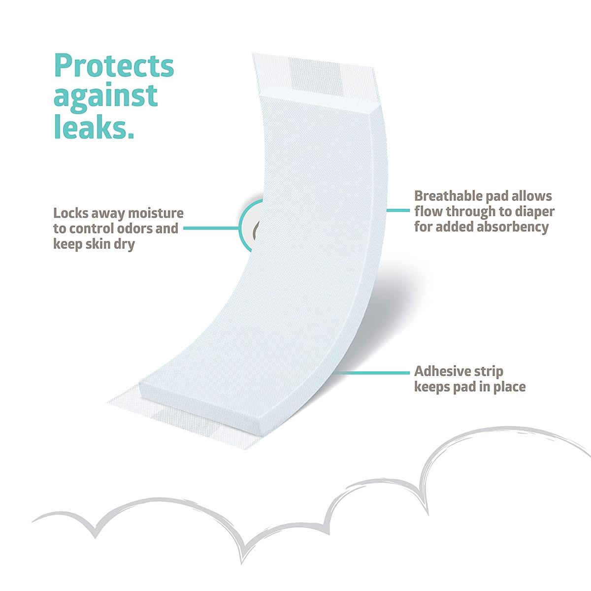 Medline Thin Booster Diaper Liners - BeHope