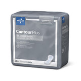 Bladder Control Pad Contour Plus Ultimate 8 X 17 Inch Heavy Absorbency Super Absorbent Core One Size Fits Most