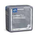 Bladder Control Pad Contour Plus Ultimate 8 X 17 Inch Heavy Absorbency Super Absorbent Core One Size Fits Most