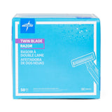 Medline Disposable Twin Blade Facial Razor