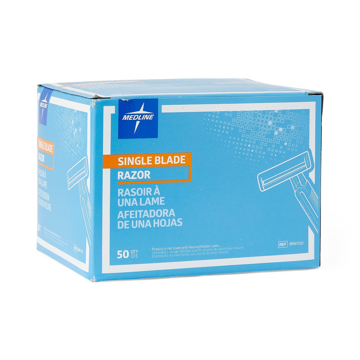 Medline Single Blade Facial Razors - BeHope