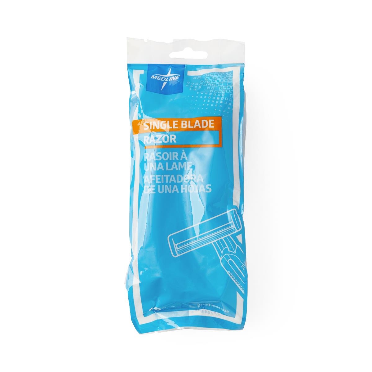 Medline Single Blade Facial Razors - BeHope