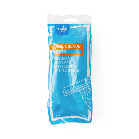 Medline Single Blade Facial Razors