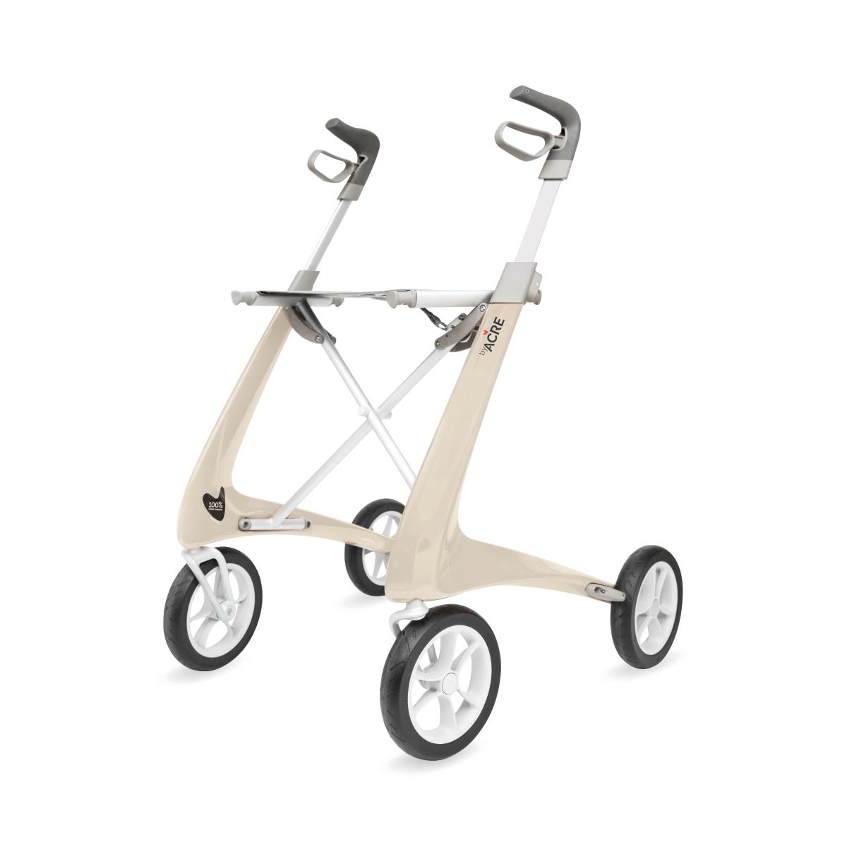 Byacre Carbon Ultralight Rollator, main product view, lightweight design.