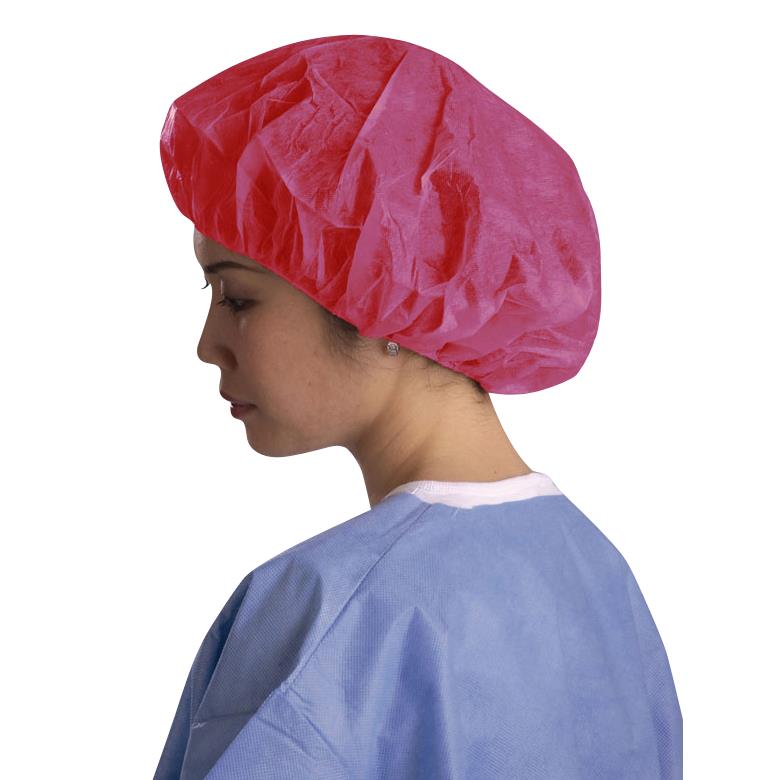 Medline Single-Ply Polypropylene Bouffant Caps