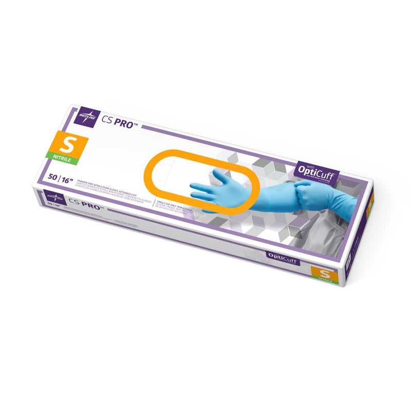 Cs Pro 16" Cuff Nitrile Exam Gloves - BeHope