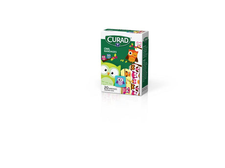 CURAD Owl Design Pediatric Adhesive Bandages