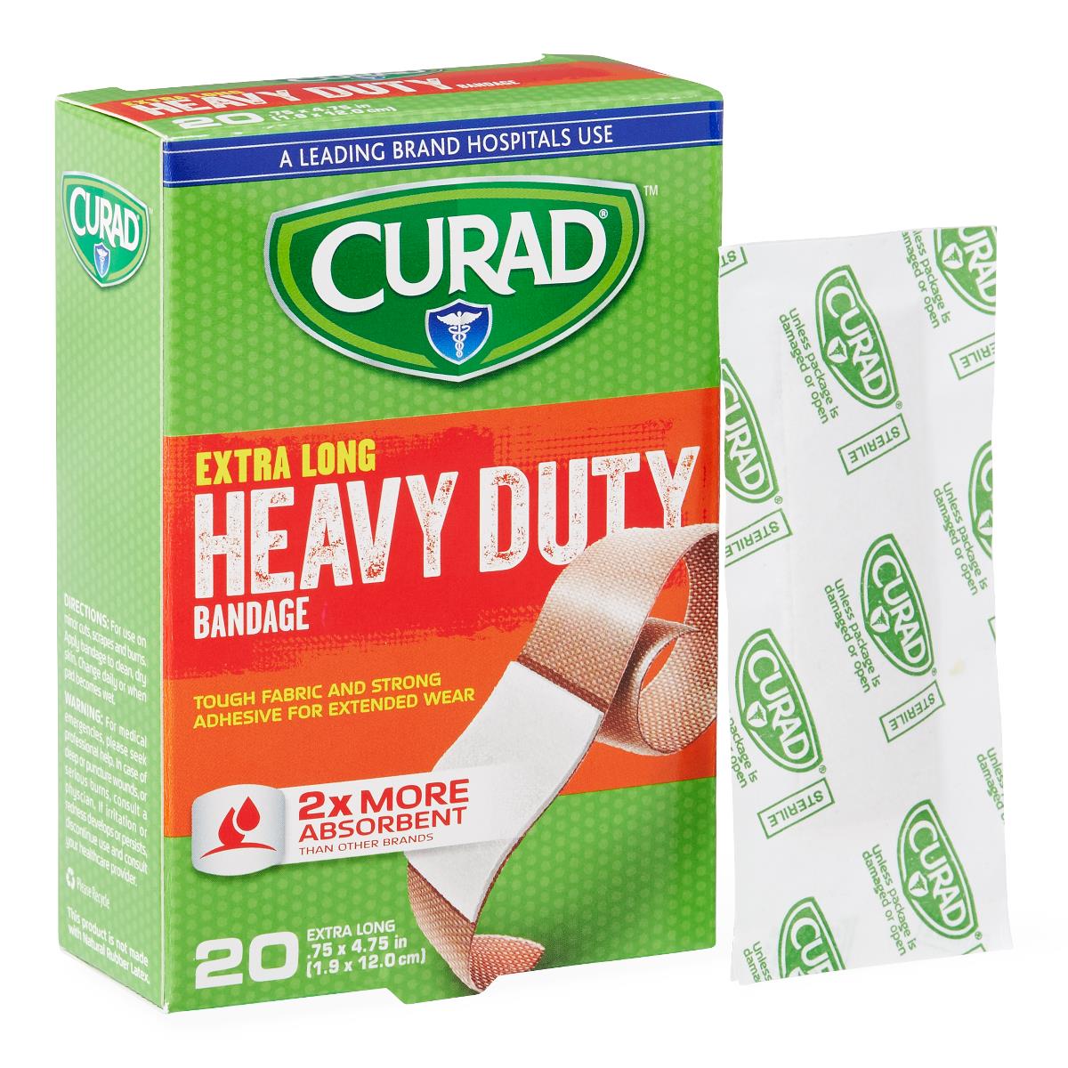 CURAD Heavy-Duty Long Bandages