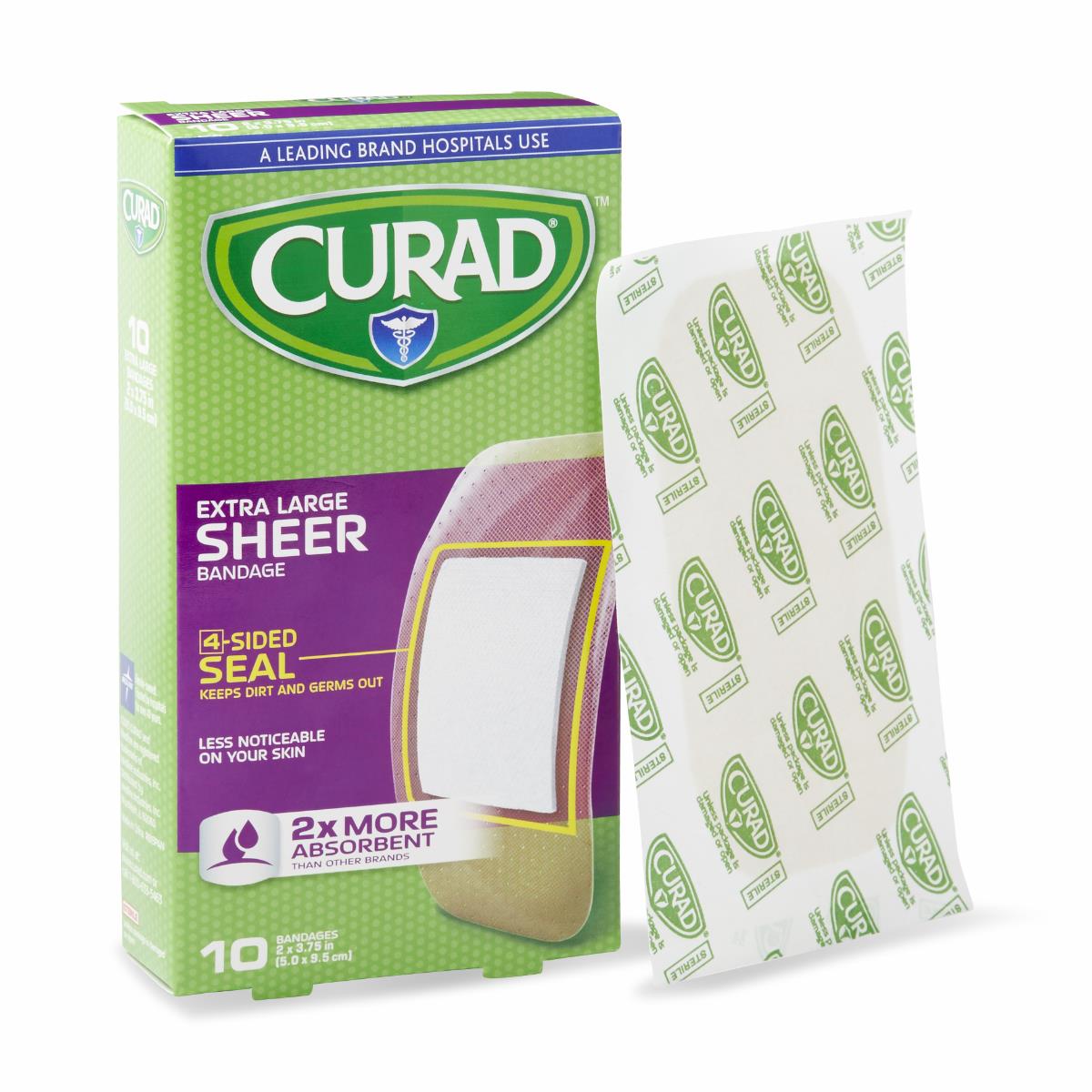 CURAD Sheer Adhesive Bandages