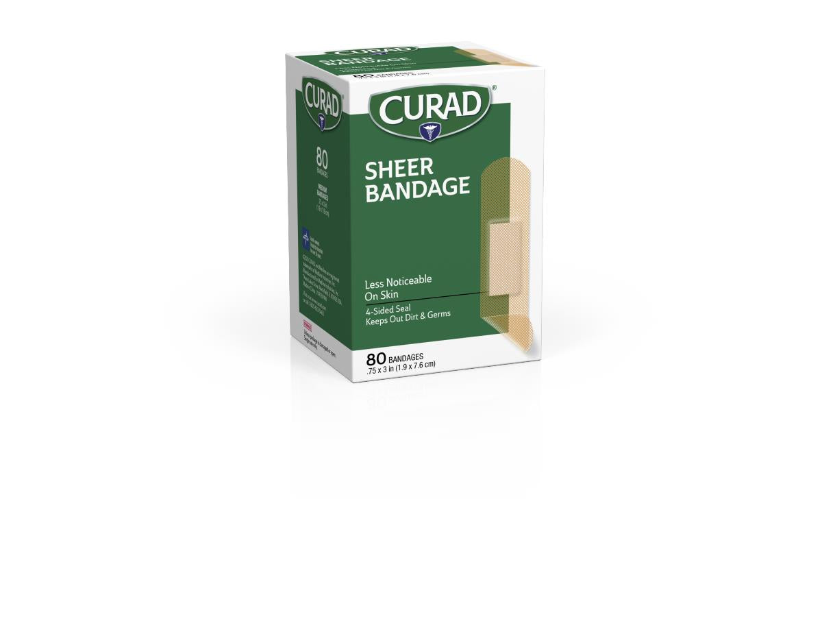 CURAD Sheer Adhesive Bandages