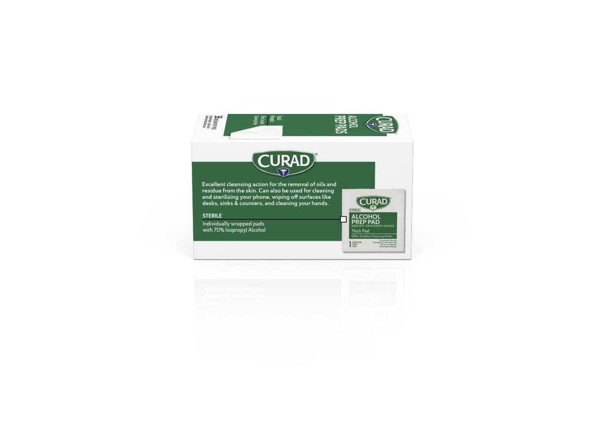 CURAD Medium 2-Ply Sterile Alcohol Prep Pads