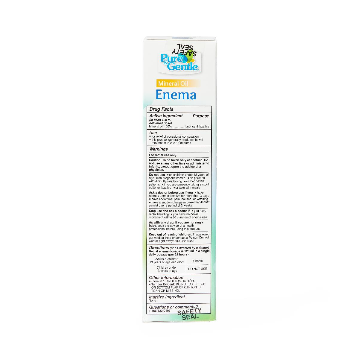 Pure + Gentle Mineral Oil Laxative Enemas