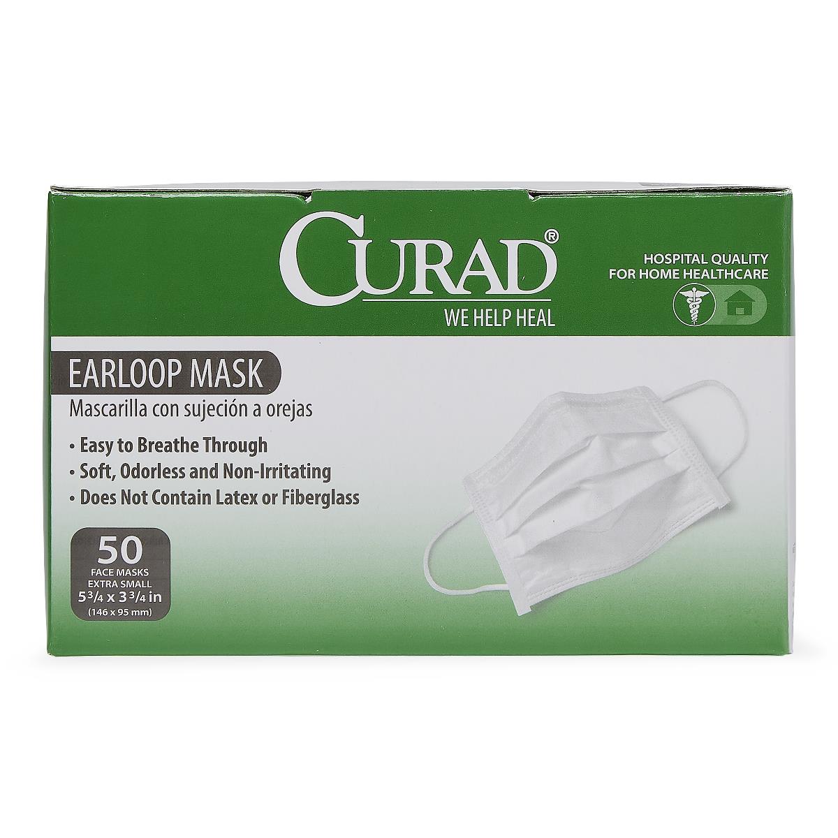 CURAD ASTM Level 1 Extra-Small Face Mask with Ear Loops
