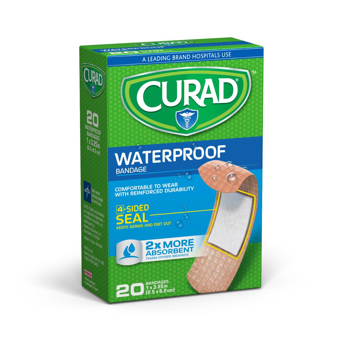 CURAD Extra-Strength Waterproof Bandages