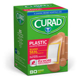 Bandage Plastic Adhesive Strip 2"x4" Sterile Latex-free