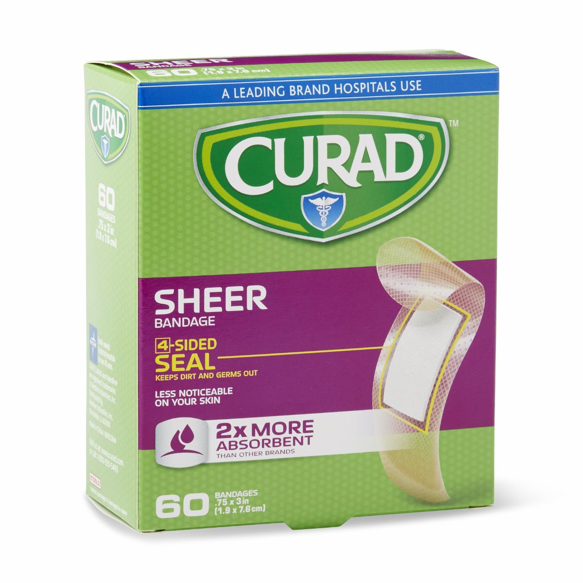 CURAD Sheer Adhesive Bandages