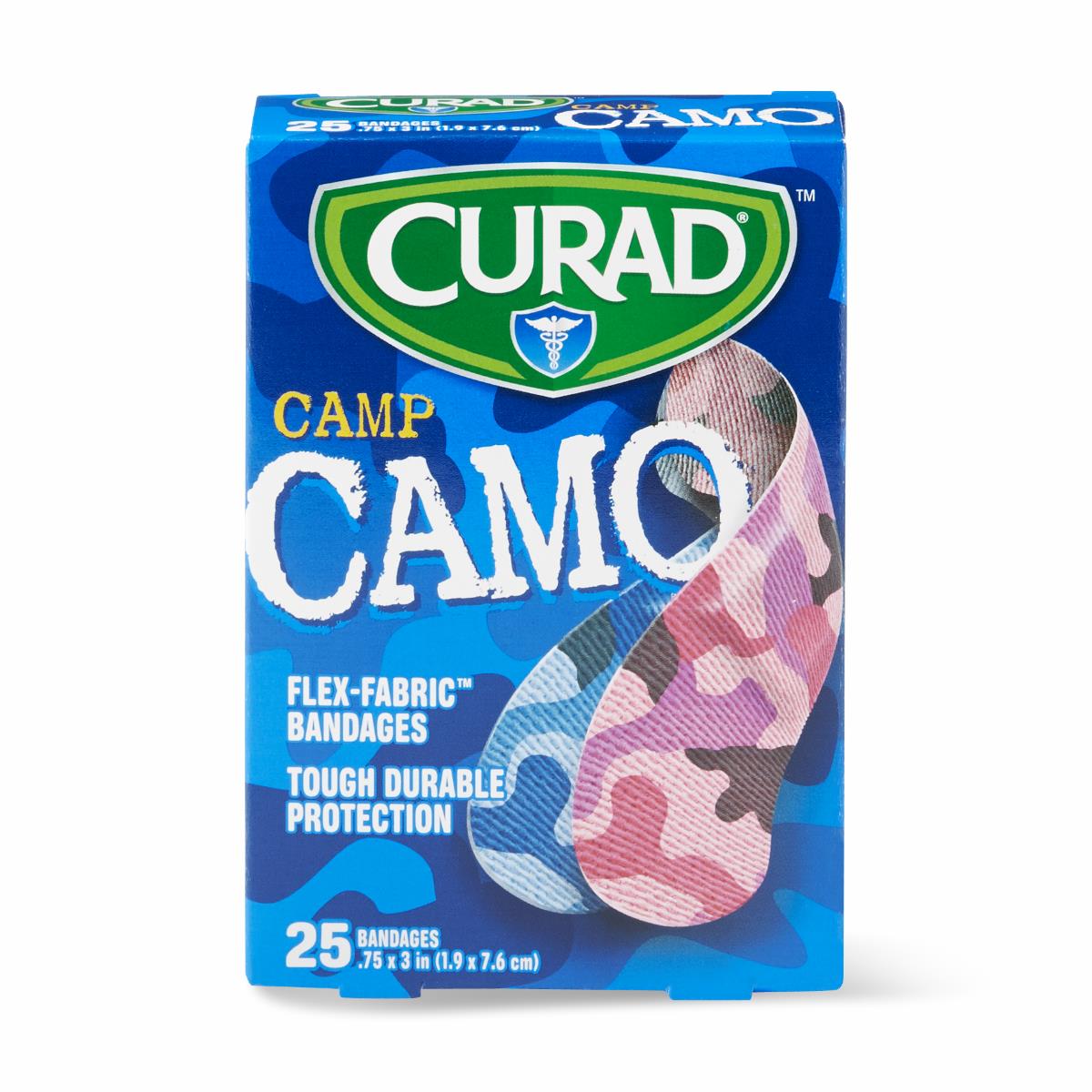 CURAD Camo Flex-Fabric Adhesive Bandages