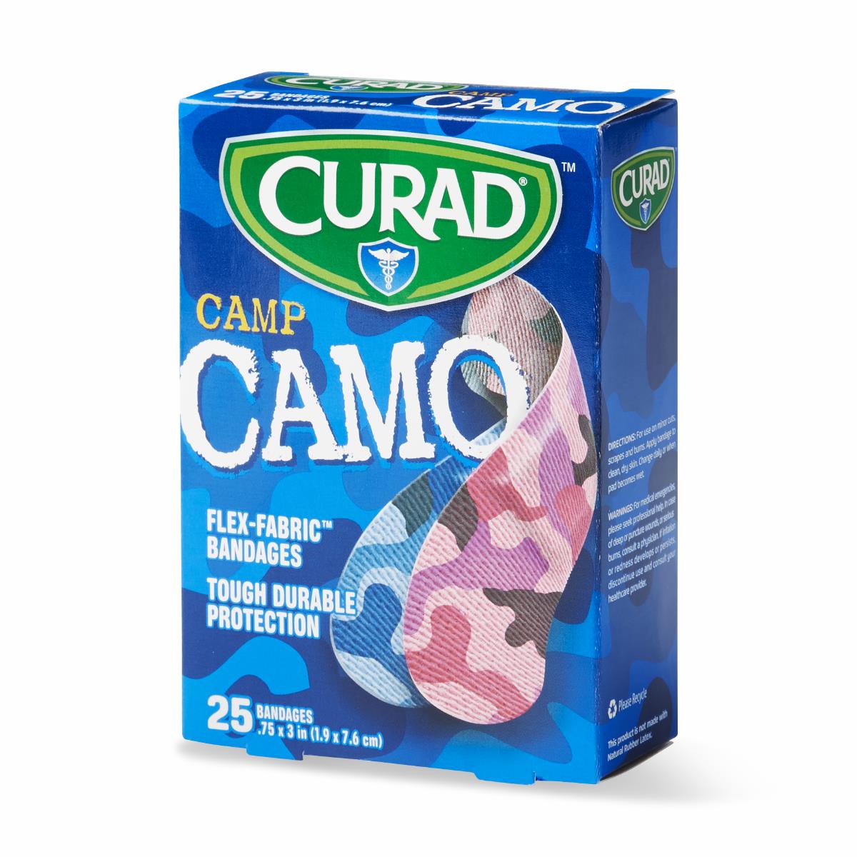 CURAD Camo Flex-Fabric Adhesive Bandages
