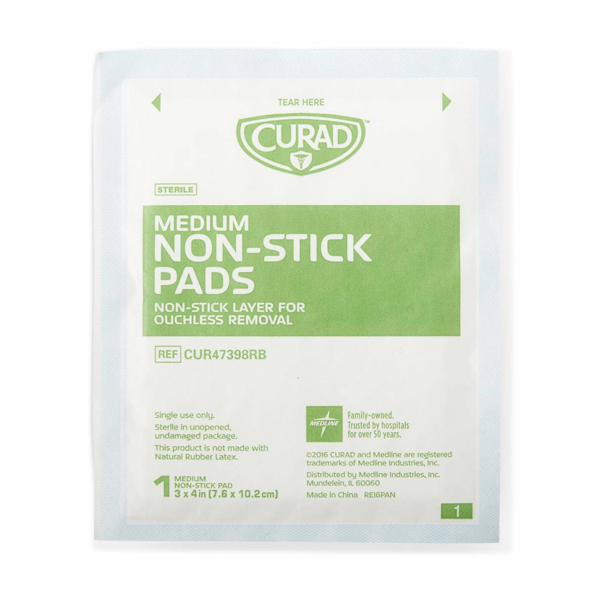 CURAD Sterile Nonstick Pads