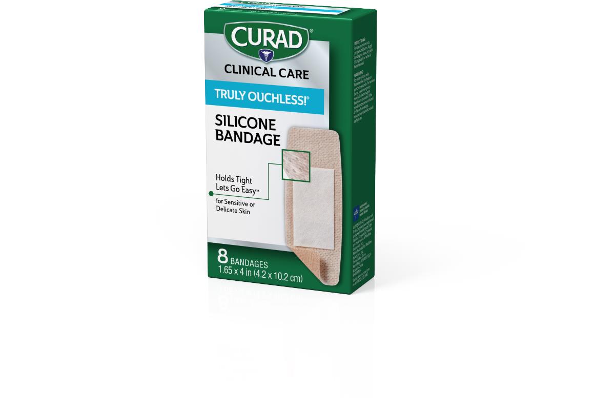 CURAD Truly Ouchless Silicone Flexible Fabric Bandages