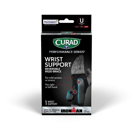 CURAD Performance Series IRONMAN Reversible Wrist Braces - BeHope