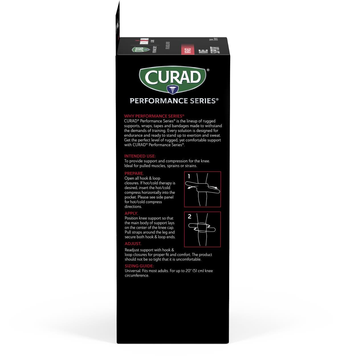 CURAD Performance Series Infrared Knee Supports