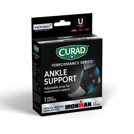 CURAD Performance Series Adjustable Ankle Wraps